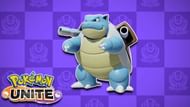 Blastoise in official artwork for Pokemon Unite (Image via The Pokemon Company)